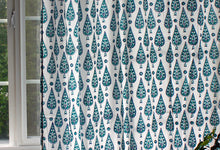 Load image into Gallery viewer, Hand Block Printed Cotton Window Panels from India