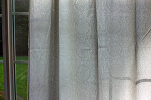Load image into Gallery viewer, Hand Block Printed Cotton Window Panels from India